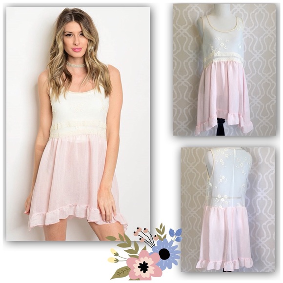 *LAST ONE!* Cotton Candy Babydoll Layering Tunic - Picture 4 of 8